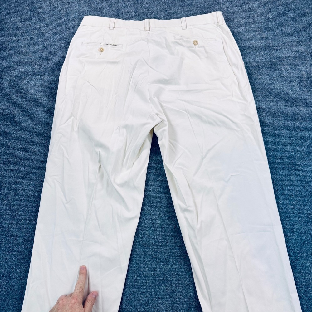 [Lot of 2]Polo Ralph Lauren Prospect Pants Mens 36x32 Cream White Chino Trousers - Picture 11 of 13